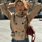 Colette Virelli | Cropped Trench Jacket For Women