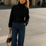 Colette Virelli | Cropped Trench Jacket For Women