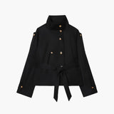 Colette Virelli | Cropped Trench Jacket For Women