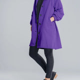 Lucienne Moreau | Long Hooded Rain Jacket For Women