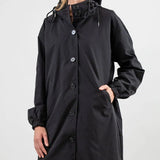 Lucienne Moreau | Long Hooded Rain Jacket For Women
