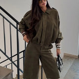 Charlotte Bellini | Oversized Suede Bomber Jacket For Women