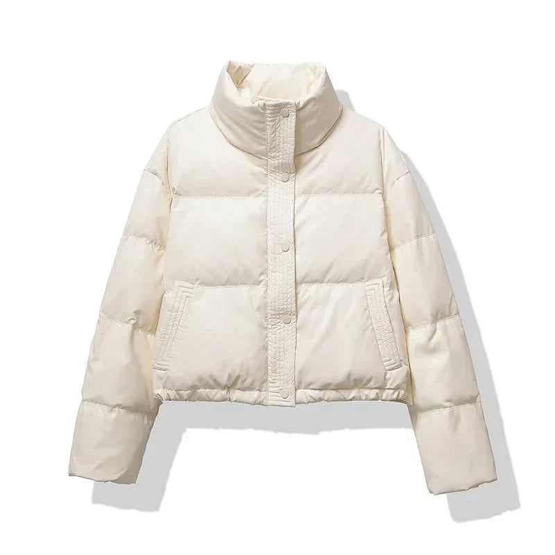 Camille Laurent | Cropped Puffer Jacket For Women