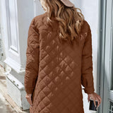 Isabella Moreau | Quilted Long Coat For Women