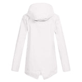 Amélie Laurent | Hooded Long Rain Jacket With Minimalist Finish For Women