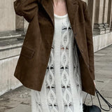 Juliette Caruso | Oversized Suede Jacket For Women