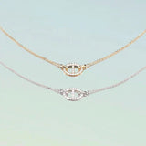 Isla Marina Necklace | White Gold