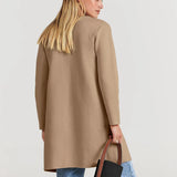 Camille Laurent | Elegant Longline Coat For Women