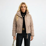 Camille Dubois | Cropped Quilted Puffer Jacket For Women