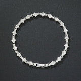 Classic Cluster Tennis Bracelet | Gold