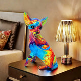 Abajur Chihuahua Colorido