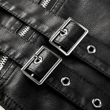 Damien Laurent | Classic Leather Biker Jacket For Men