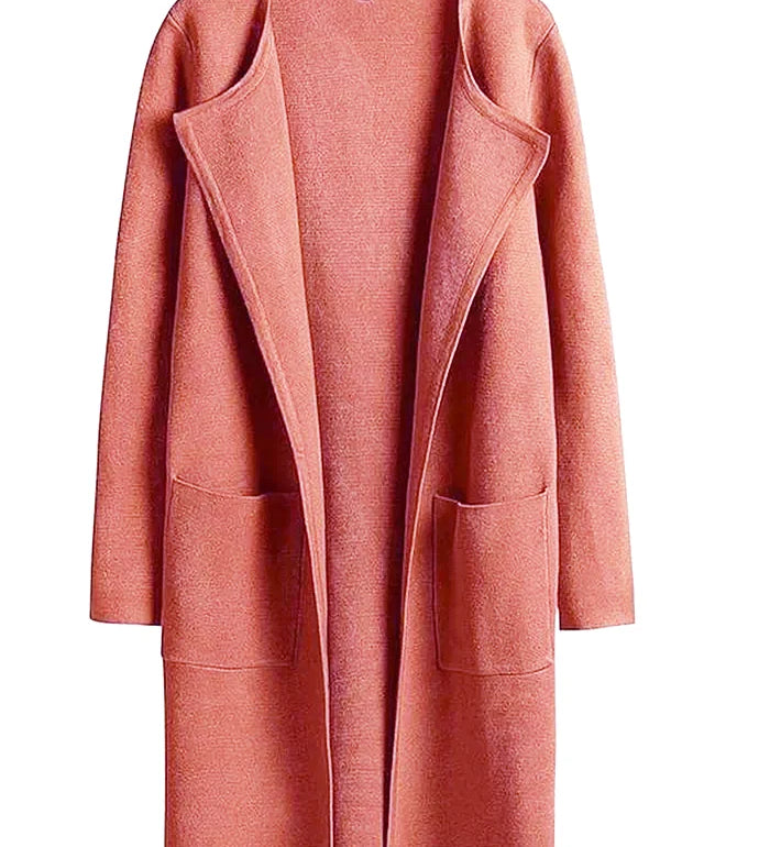 Camille Laurent | Elegant Longline Coat For Women