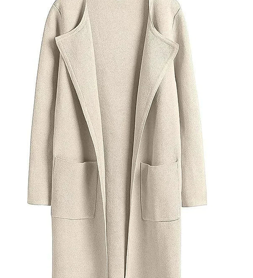 Camille Laurent | Elegant Longline Coat For Women
