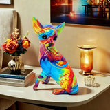 Abajur Chihuahua Colorido