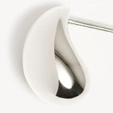 Mato Drop Earrings | White Gold