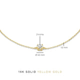 Cléa Stone Bracelet | White Gold