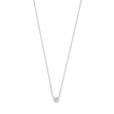 Cléa Stone Necklace | White Gold