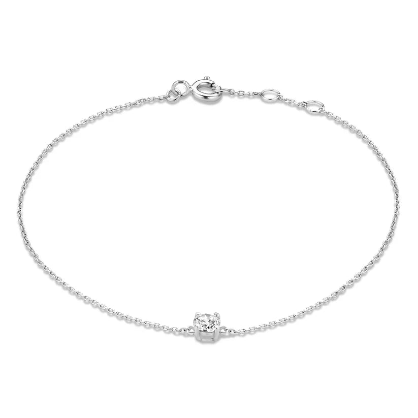 Cléa Moissanite Stone Bracelet | Gold