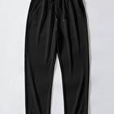 Geometric Jacquard Open Knit Polo & Straight Leg Ribbed Pants
