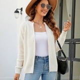 Isabella Moreau | Minimalist Open Front Cardigan For Women
