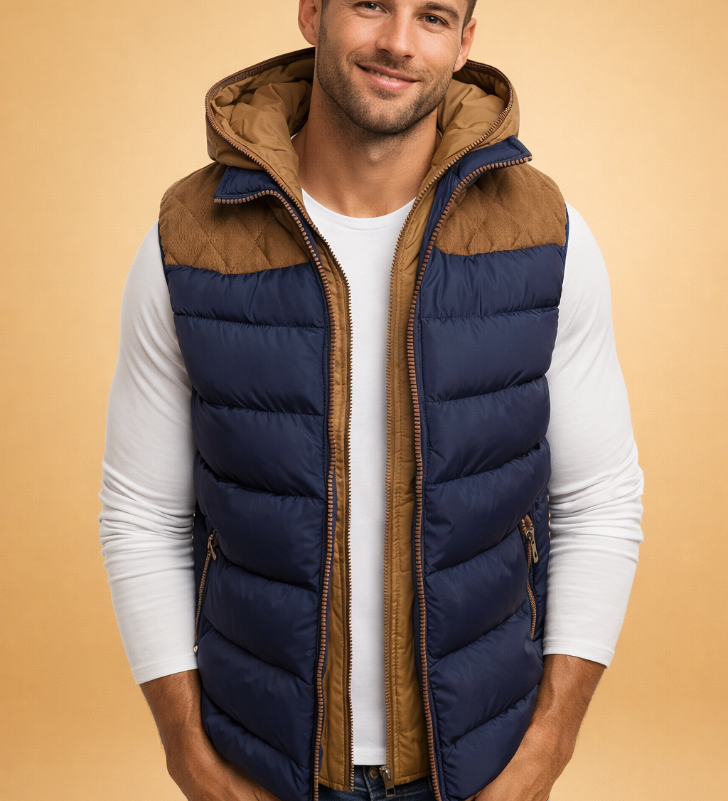 Luca Moretti | Luxury Puffer Vest For Men