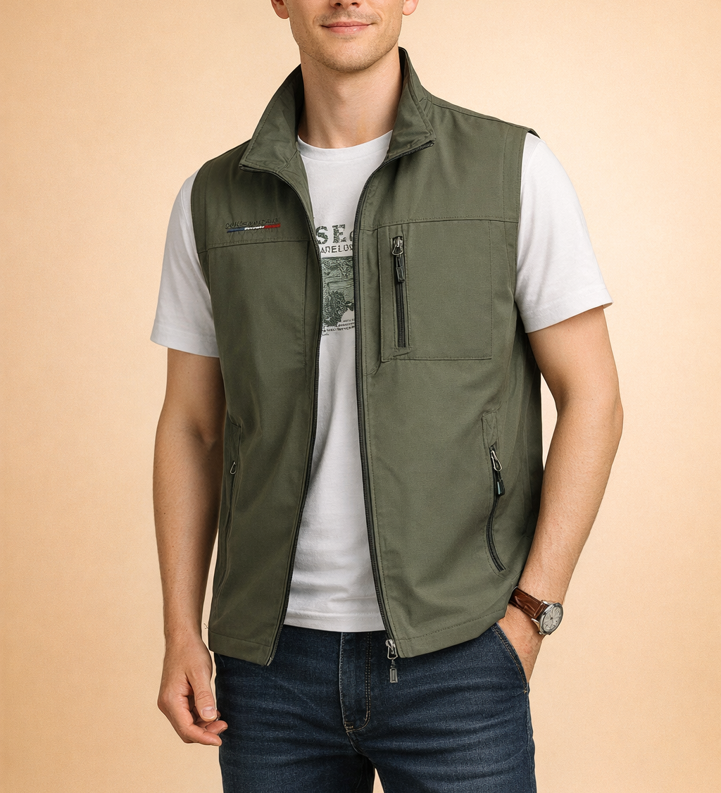 Julien Moreau | Luxury Softshell Bodywarmer For Men