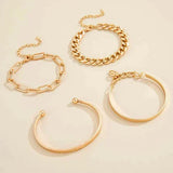 Elan Mercer Bracelet Set | Gold