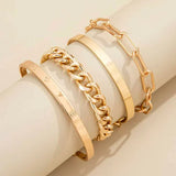 Elan Mercer Bracelet Set | White Gold