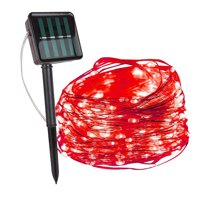 Luzes de fada em corda solar