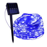 Luzes de fada em corda solar