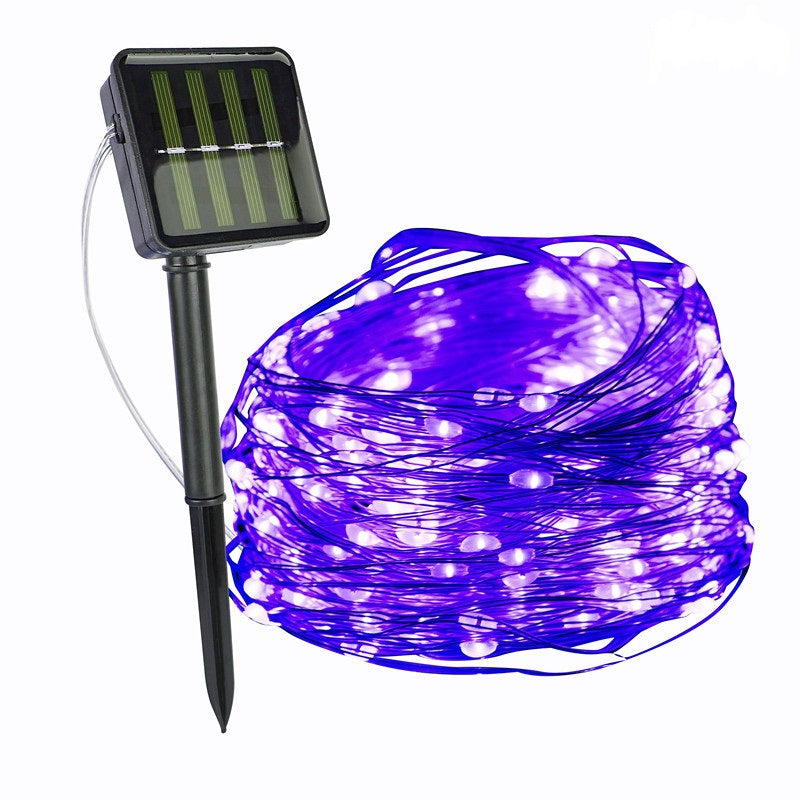 Luzes de fada em corda solar