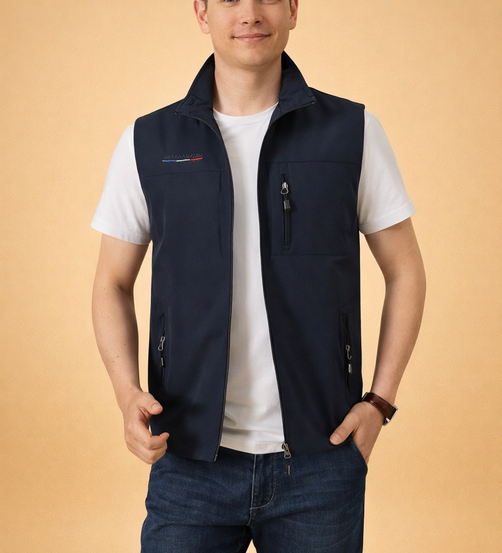 Ethan Dubois | Lightweight Quilted Bodywarmer Vest For Men