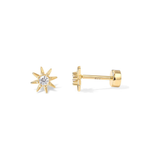 Sunburst Earrings | Gold