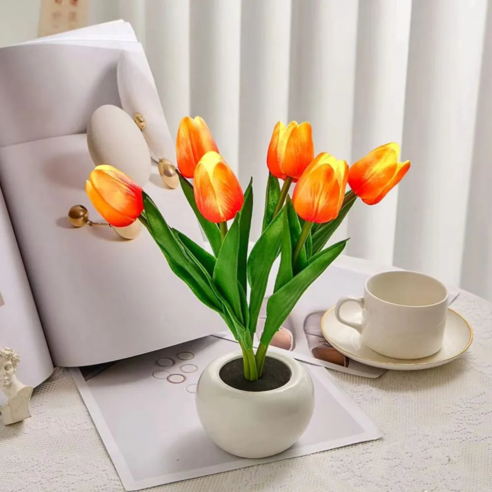 Luz noturna tulipa