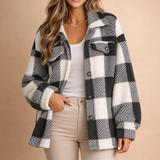 Amélie Laurent | Check Shirt Jacket For Women