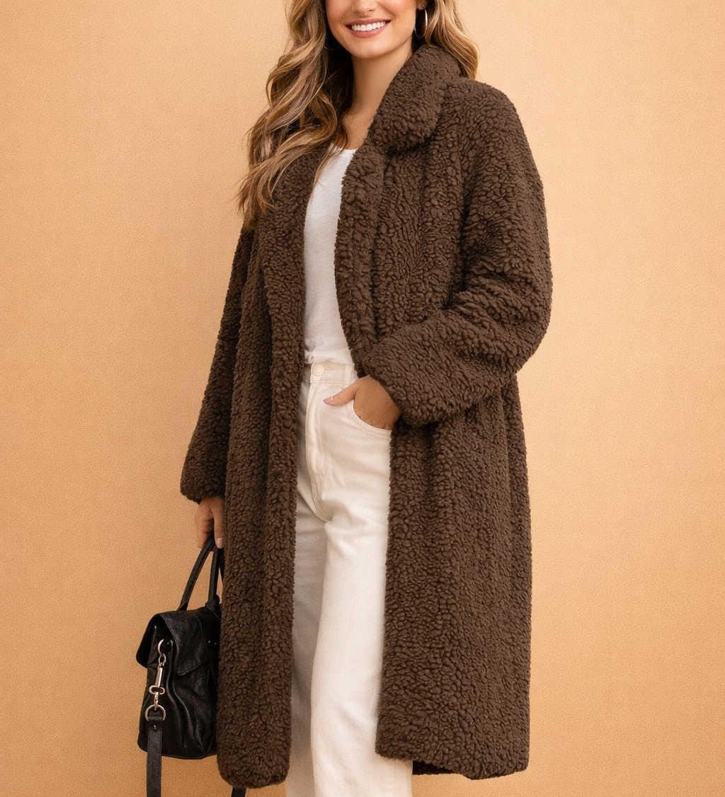 Elena Rousseau | Long Coat Sweater For Women
