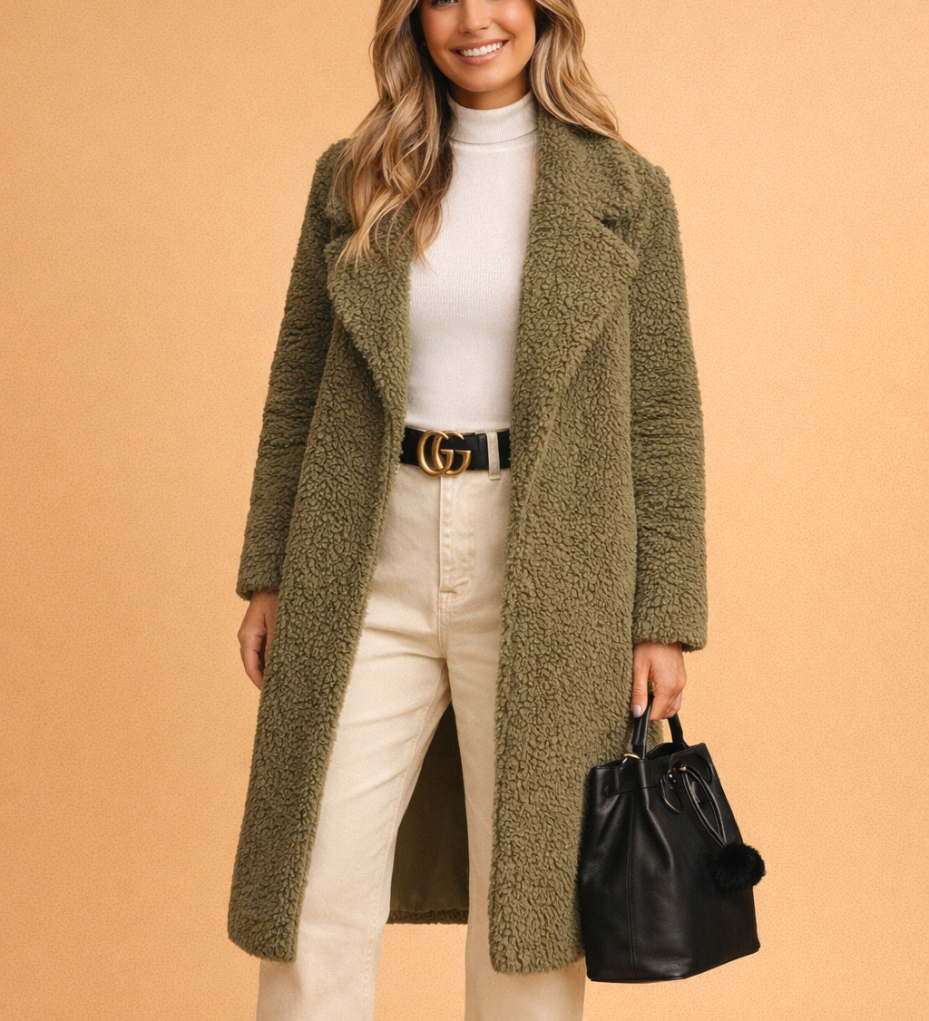 Elena Rousseau | Long Coat Sweater For Women
